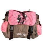 Maleta de demon slayer rosa