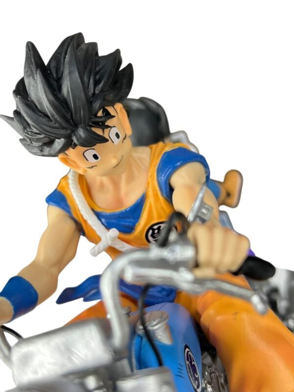 Figura Goku Y Gohan Motorcycle Azul 22cm Dragon Ball - Imagen 3