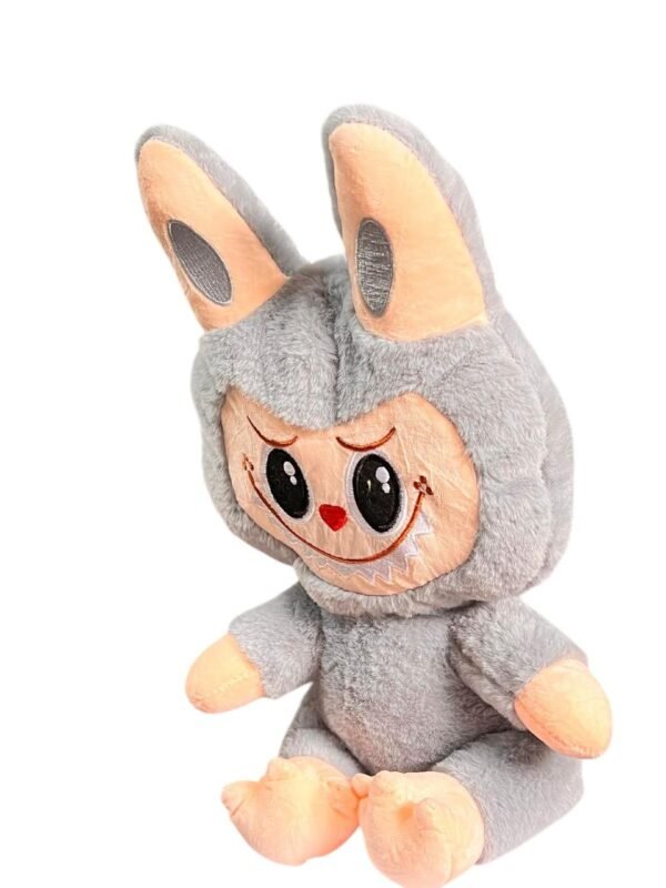Peluche Labubu Gris 36 Cm - Imagen 2