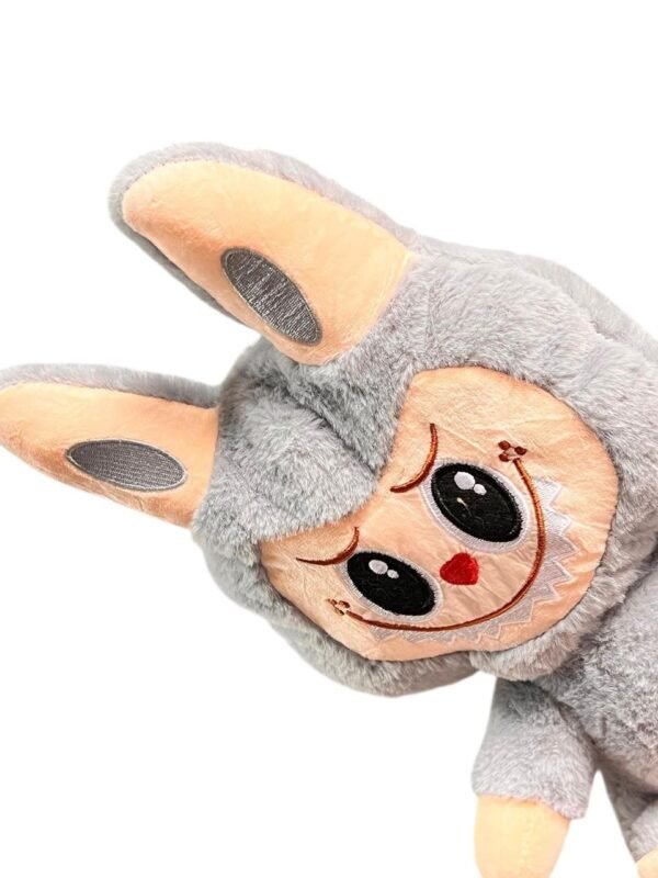 Peluche Labubu Gris 36 Cm - Imagen 3