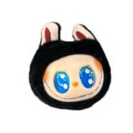Mini Llavero Peluche Labubu Negro 4cm