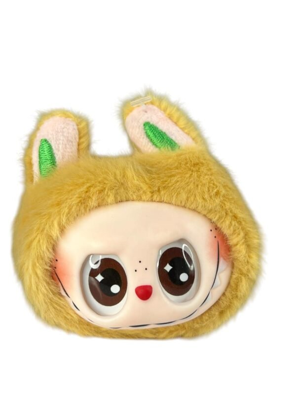 Mini Llavero Peluche Labubu Caqui 4cm