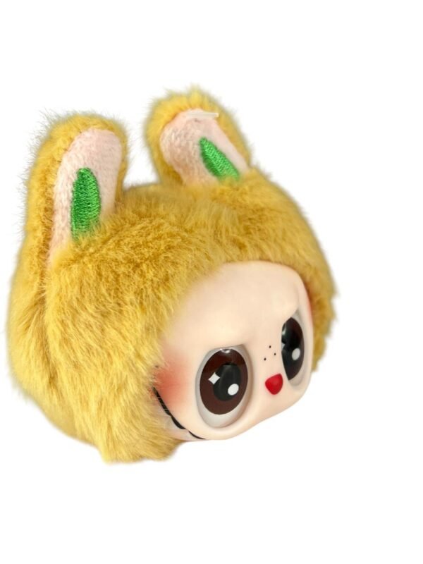 Mini Llavero Peluche Labubu Caqui 4cm - Imagen 5