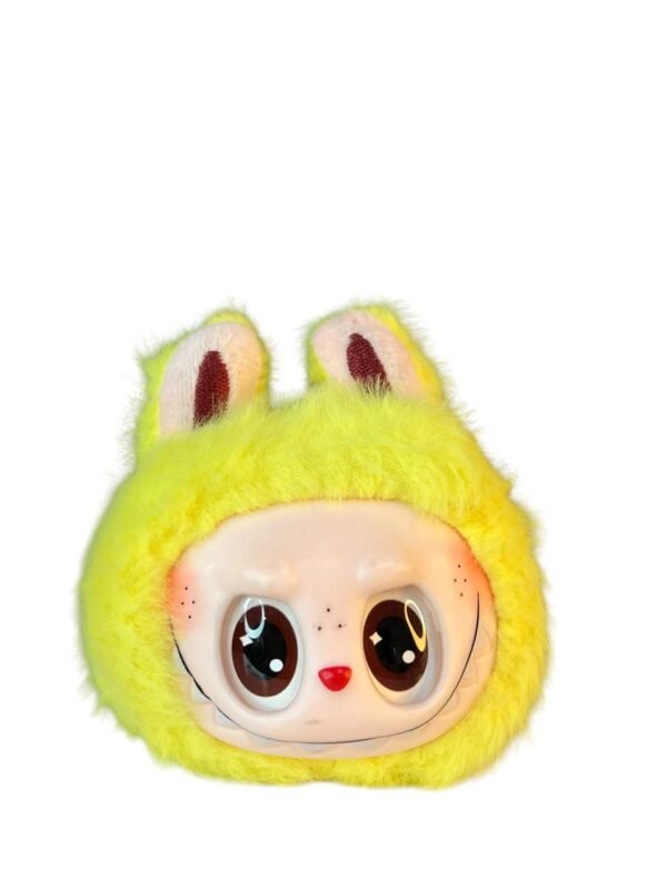 Mini Llavero Peluche Labubu Amarillo 4cm