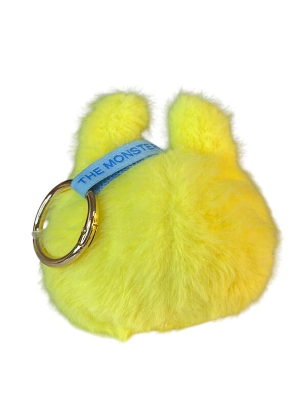 Mini Llavero Peluche Labubu Amarillo 4cm - Imagen 5
