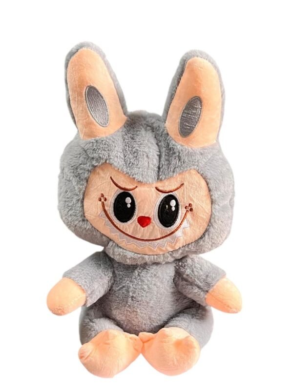 Peluche Labubu Gris 36 Cm