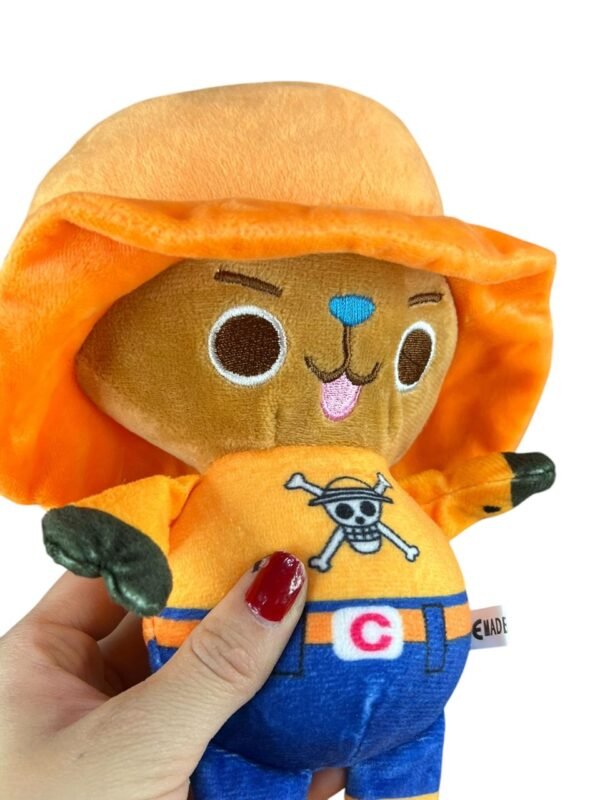 Peluche Chopper Sombrero Ace 20cm One Piece - Imagen 4