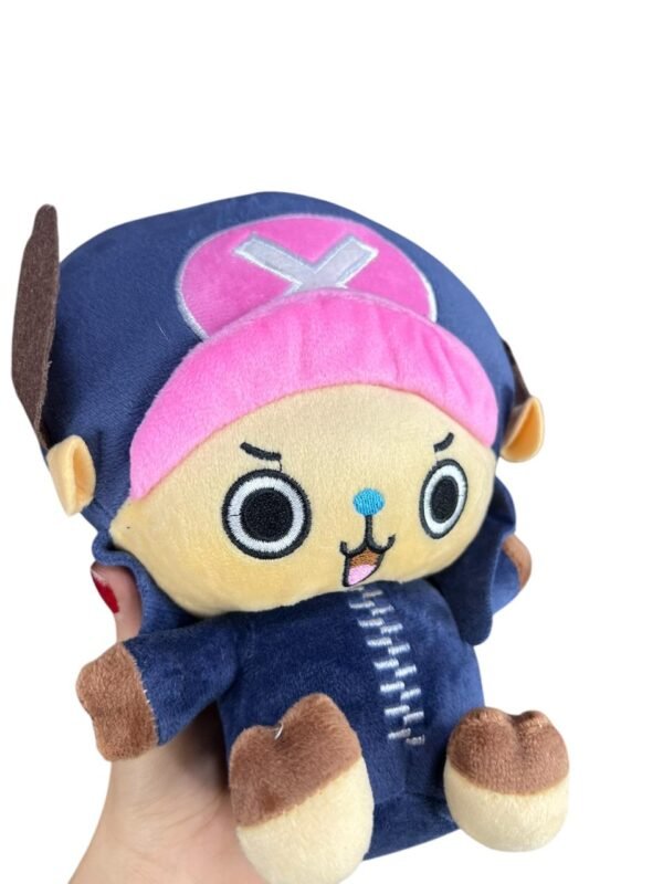 Peluche Chopper Gorro Azul Oscuro 18cm - One Piece - Imagen 4