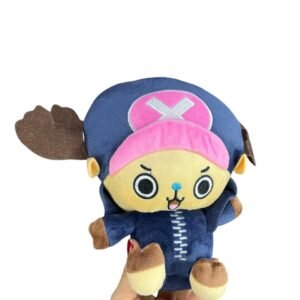 Peluche Chopper Gorro Azul Oscuro 18cm - One Piece