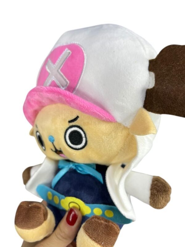 Peluche Chopper Gorro Blanco 18cm - One Piece - Imagen 5