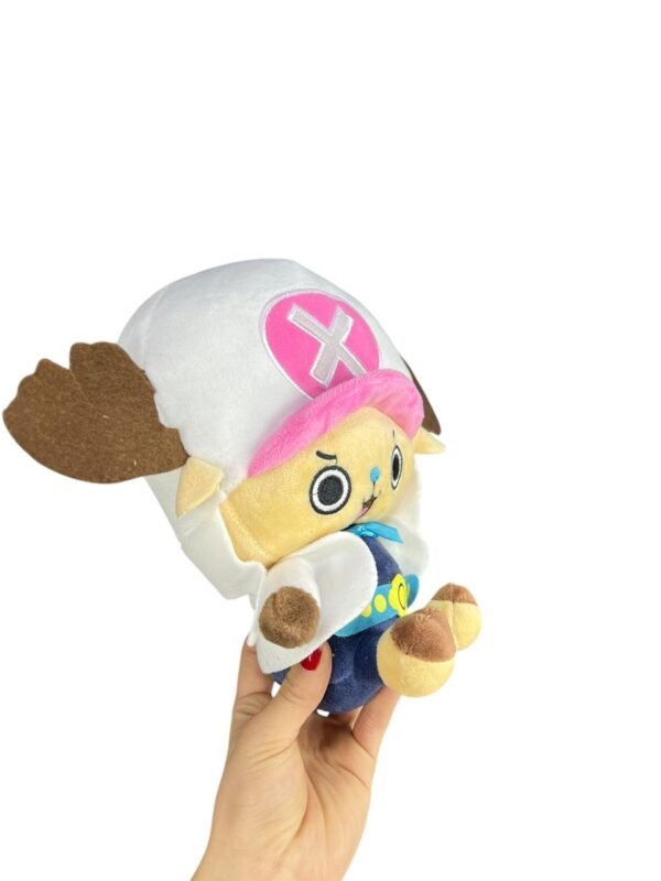 Peluche Chopper Gorro Blanco 18cm - One Piece - Imagen 2