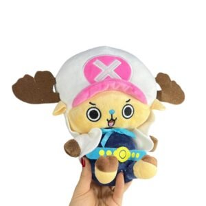 Peluche Chopper Gorro Blanco 18cm - One Piece