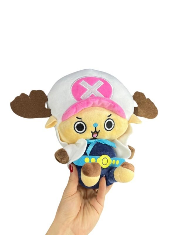 Peluche Chopper Gorro Blanco 18cm - One Piece