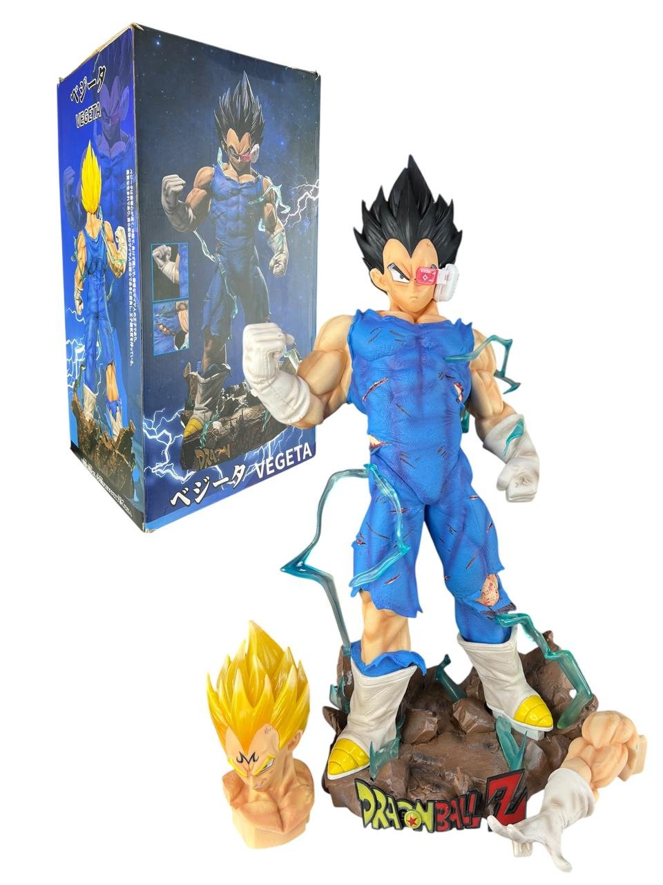 Figura Vegeta 2 Cabezas Y Cambio De Mano 48 Cm Dragon Ball Z