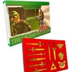 Set Metálico X12 Accesorios Dorados The Legend Of Zelda