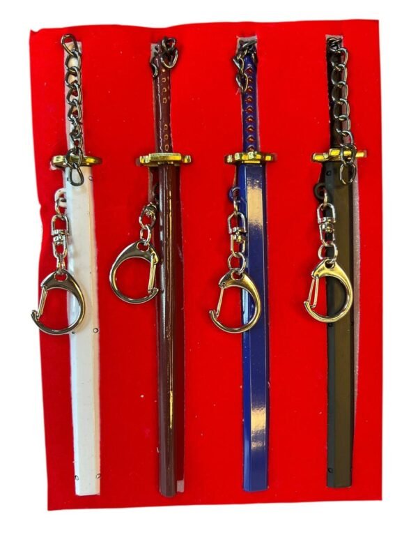 Set Metálico X4 Accesorios Katanas One Piece - Imagen 3
