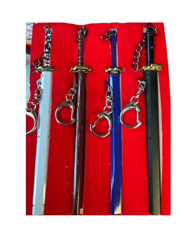 Set Metálico X4 Accesorios Katanas One Piece - Imagen 6