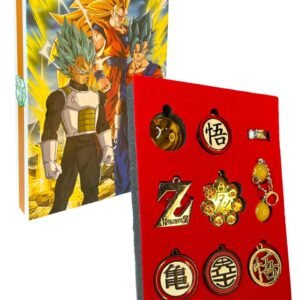 Set Metálico X9 Accesorios Dragon Ball