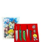 Set 7 Pecados Capitales Collar Anillo Llavero