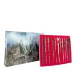 Set Metálico Vara X11 Accesorios Harry Potter