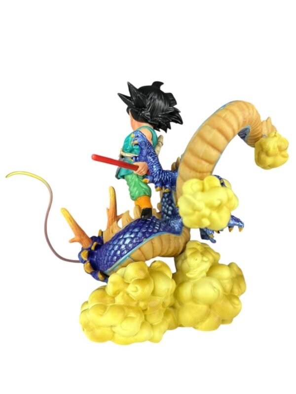 Figura Mini Goku-shenlong Azul 14cm Dragon Ball Z - Imagen 4