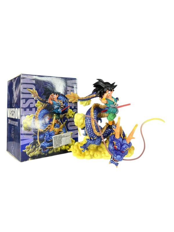 Figura Mini Goku-shenlong Azul 14cm Dragon Ball Z