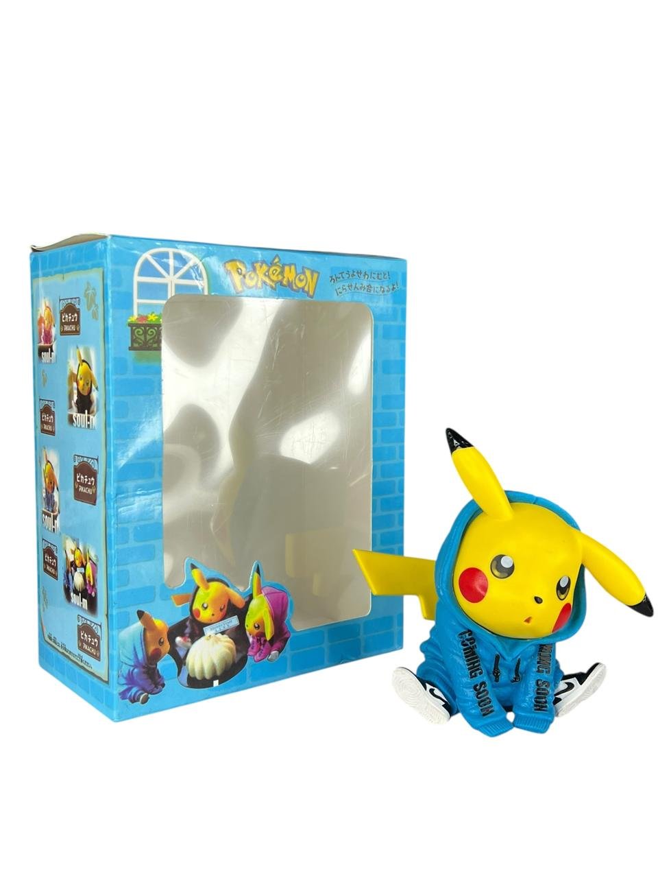 Figura Pikachu Saco Azul 11 Cm Pokemon
