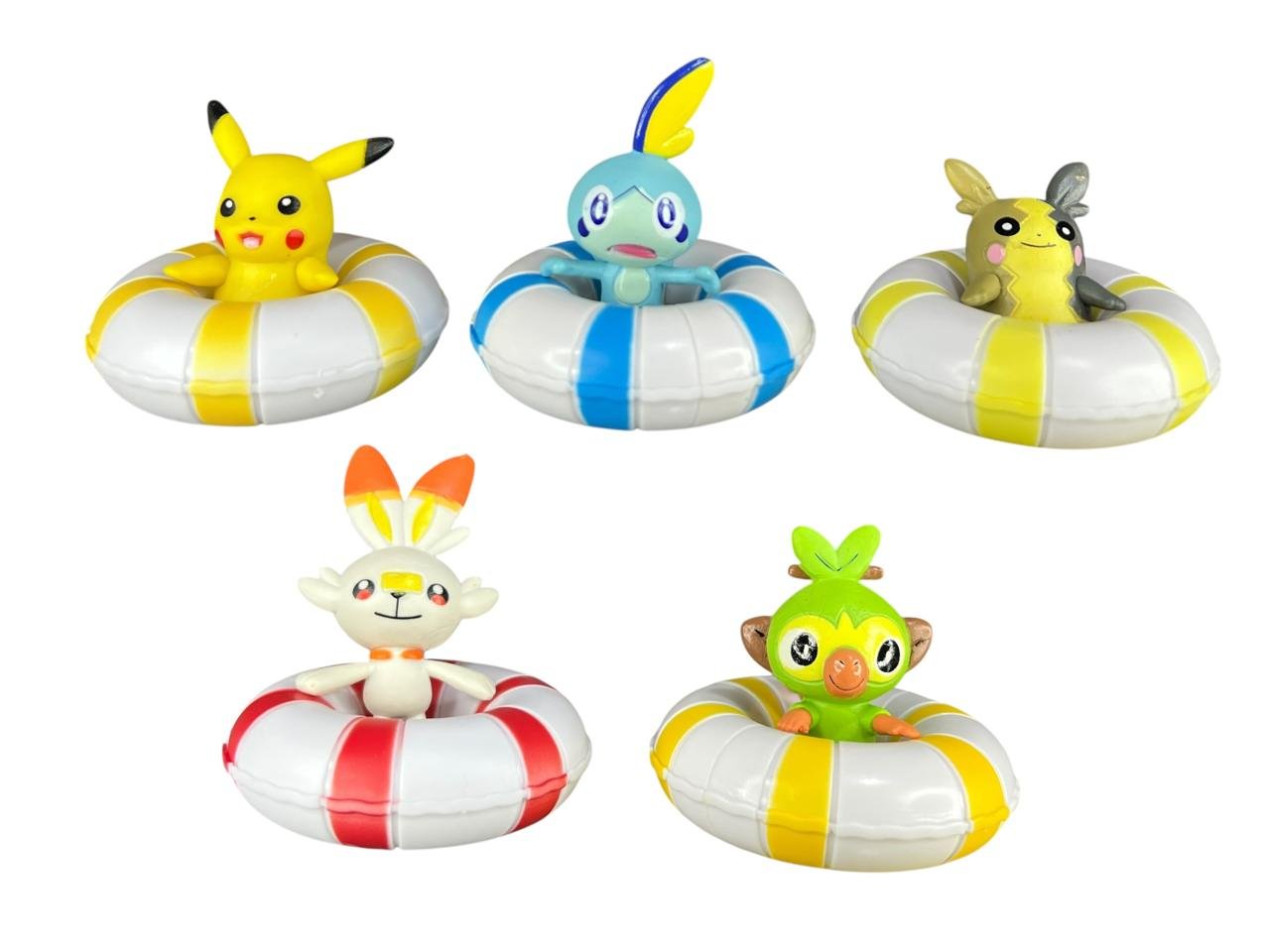 Figuras X5 Pokémon En Flotador 5cm