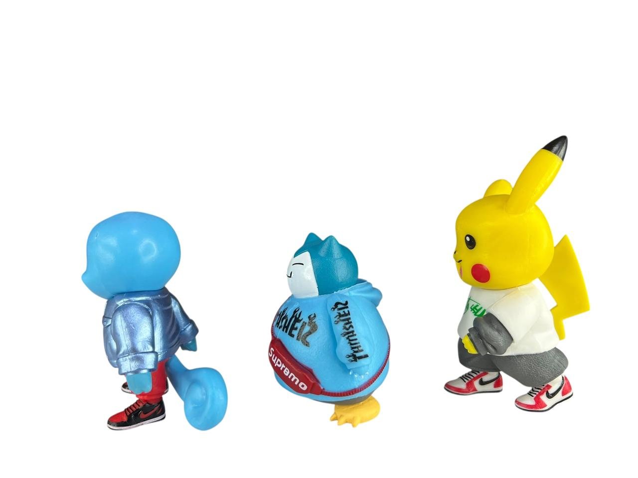 Figuras X6 Con Ropa Pokémon Personajes 7cm - Imagen 5