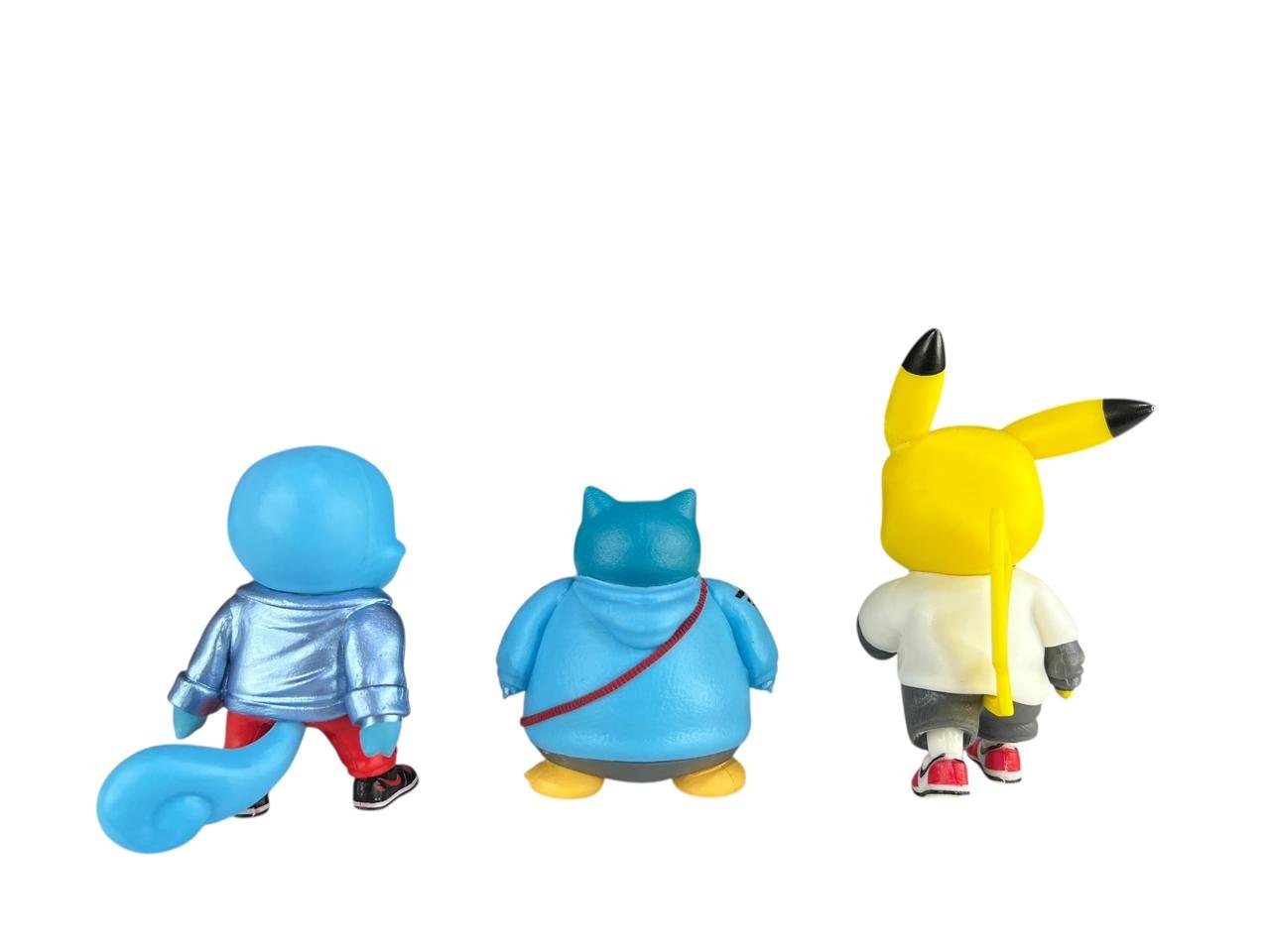 Figuras X6 Con Ropa Pokémon Personajes 7cm - Imagen 4