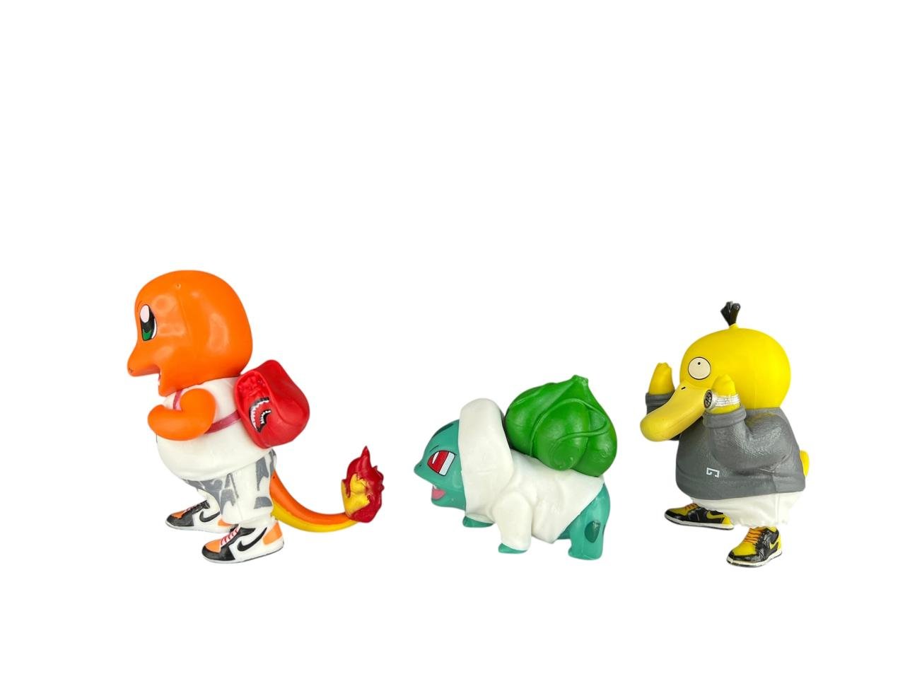 Figuras X6 Con Ropa Pokémon Personajes 7cm - Imagen 2