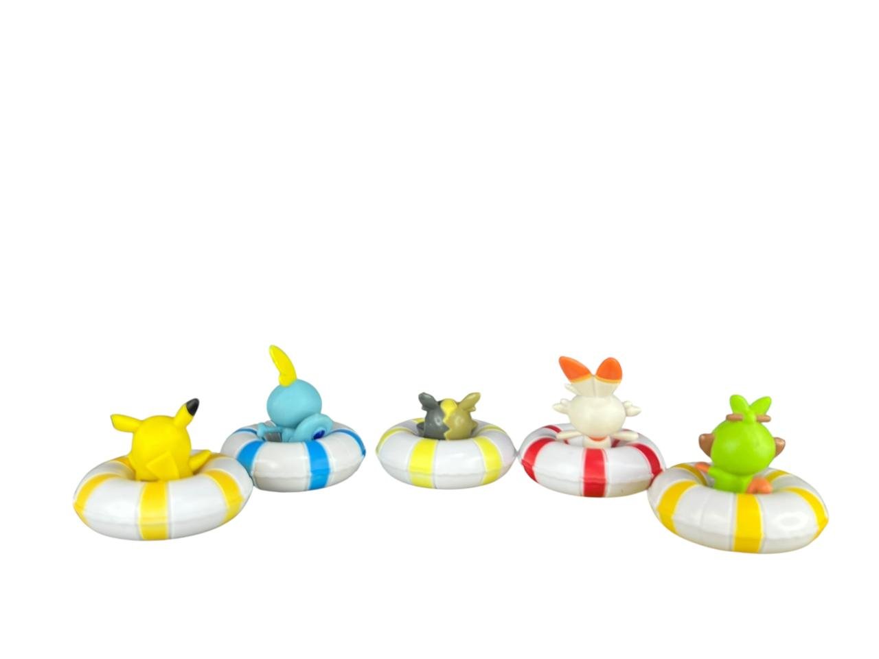 Figuras X5 Pokémon En Flotador 5cm - Imagen 4