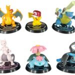Figuras X6 Mega Evolución Pokémon 7cm