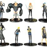 Figuras X 7 Tripulación Mugiwar Grande One Piece 13cm