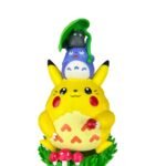 Figura Pikachu Y Totoro 13cm Pokémon