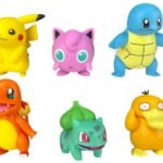 Figuras Grandes X6 Pokémon Iniciales 6cm