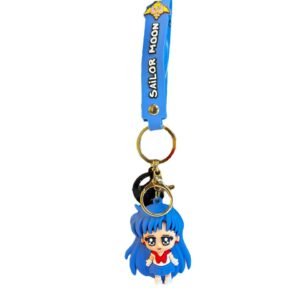Llavero de goma de sailor moon azul
