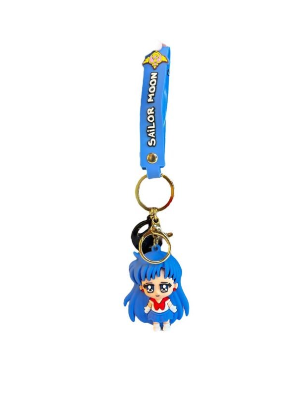 Llavero de goma de sailor moon azul