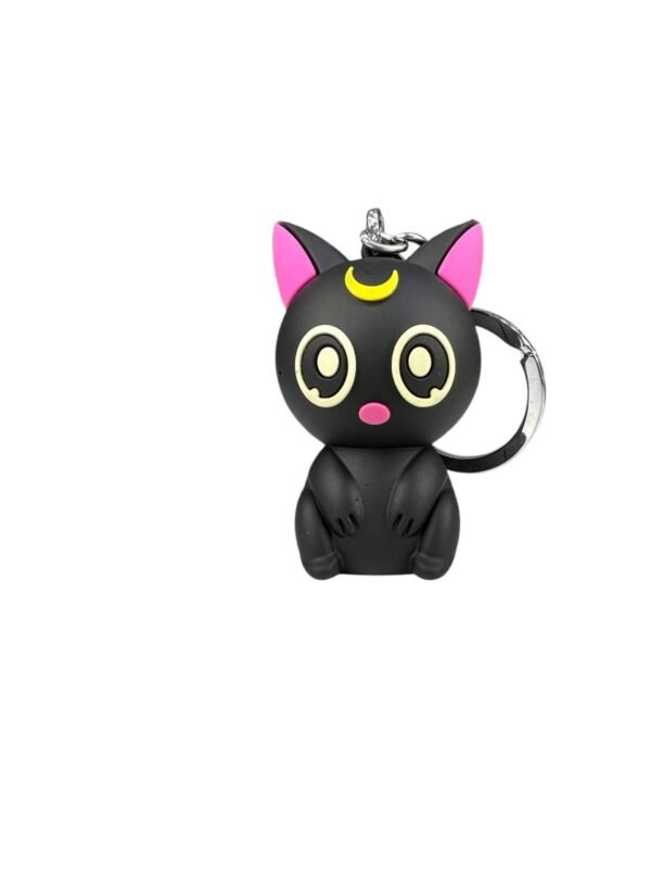 Llavero de sailor moon luna en silicon