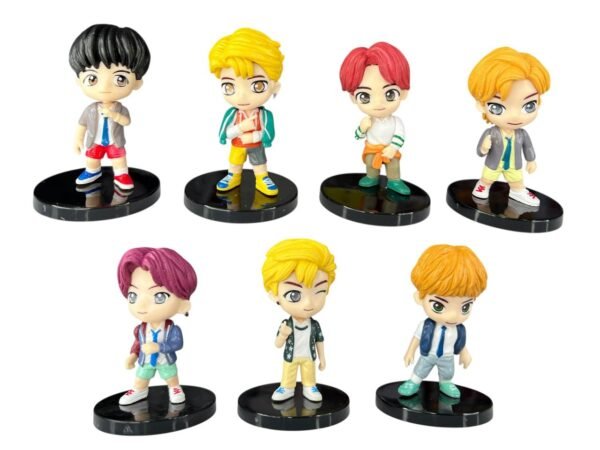 Figuras Pequeñas Coleccionables X7 Bts 6cm