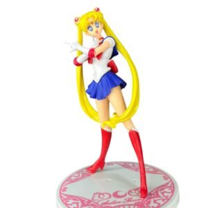 Figura Venus Minako Aino 18 Cm Con Base Blanca Sailor Moon