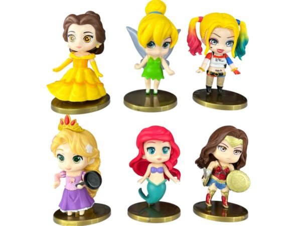Figura Coleccionables X6 Princesas 9cm