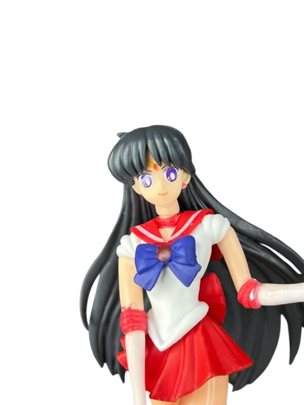Figura Rei Hino 16cm Con Base Sailor Moon - Imagen 2