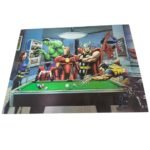 Afiche de todos  los super heroes 3d