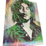 Afiche 3d de bob marley