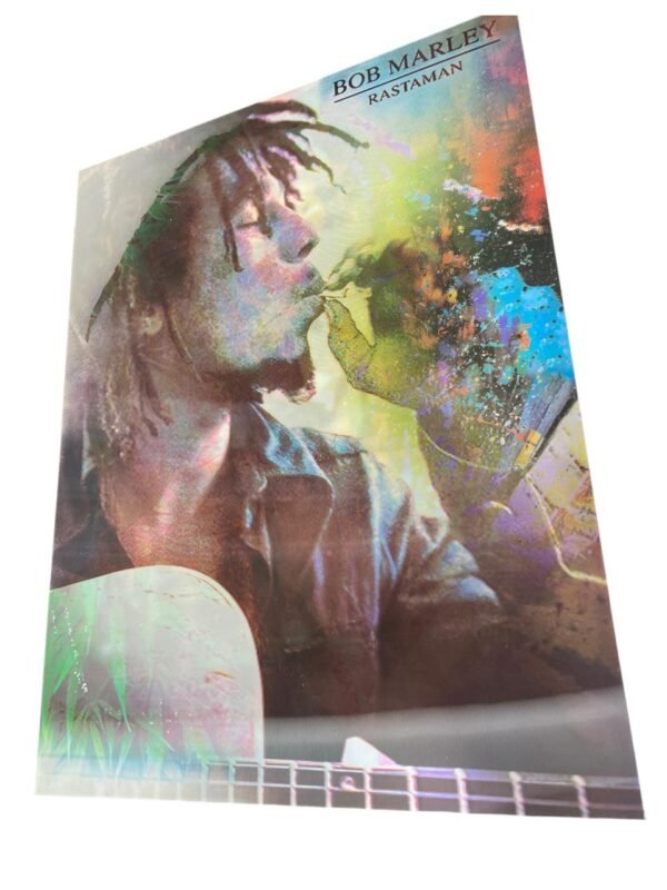 Afiche 3d de bob marley - Imagen 3