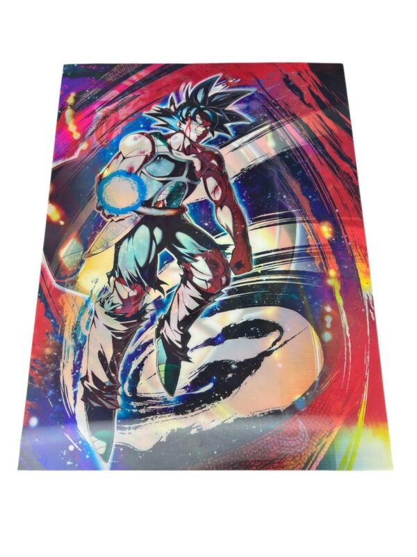 Afiche 3d de dragon ball goku - Imagen 2