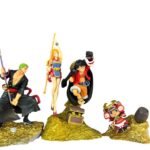 Figuras Colección X3 Tesoro One Piece 15cm