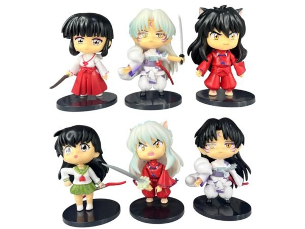 Figuras Coleccionables X6 Inuyasha 9cm