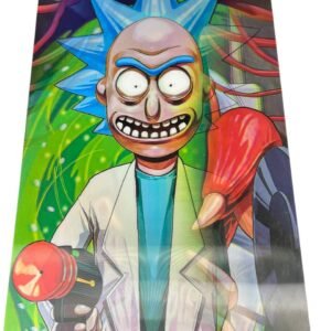 Afiche de rick y morty 3d